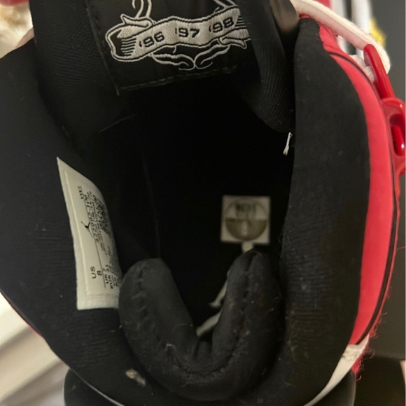 Nike Jordan 6 Rings White Black Carmine size US 8 - Picture 12 of 12